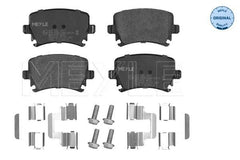Bremsbelagsatz Scheibenbremse Hinterachse für AUDI SEAT SKODA VW A3 Sportback