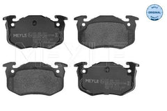 Bremsbelagsatz Scheibenbremse Hinterachse für CITROËN PEUGEOT RENAULT SAXO