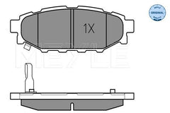 Bremsbelagsatz Scheibenbremse Hinterachse für SUBARU TOYOTA BRZ FORESTER