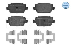 Bremsbelagsatz Scheibenbremse Hinterachse für FORD FOCUS II GALAXY KUGA I