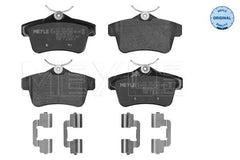 Bremsbelagsatz Scheibenbremse Hinterachse für CITROËN PEUGEOT DS C4 II