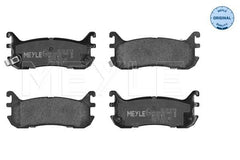Bremsbelagsatz Scheibenbremse Hinterachse für MAZDA 323 F V MX-5 I II