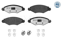 Bremsbelagsatz Scheibenbremse Vorderachse für PEUGEOT 206+ 206 Schrägheck SW