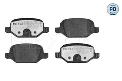 Bremsbelagsatz Scheibenbremse Hinterachse für CITROËN FIAT LANCIA ABARTH