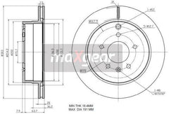 2x Bremsscheibe Hinterachse für OPEL CHEVROLET ANTARA A CAPTIVA SPORT Van