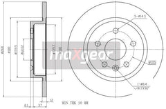2x Bremsscheibe Hinterachse für OPEL CHEVROLET ASTRA J Caravan GTC Stufenheck