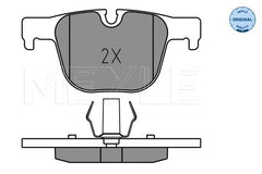Bremsbelagsatz Scheibenbremse Hinterachse für BMW 3 Gran Turismo Touring 4