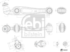 Querlenker Vorderachse hinten rechts für LAND ROVER DISCOVERY V VAN