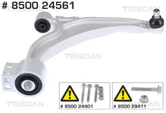 Querlenker Vorderachse rechts für OPEL VAUXHALL CHEVROLET ZAFIRA TOURER C VAN