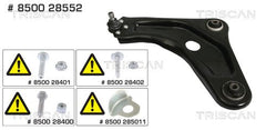 Querlenker Vorderachse links für CITROËN PEUGEOT DS C3 / ORIGIN III PICASSO C4