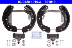 Bremsbackensatz Hinterachse für OPEL ASTRA F CC Stufenheck CORSA B Caravan