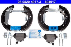 Bremsbackensatz Hinterachse für HYUNDAI KIA ACCENT IV Stufenheck i10 III i20