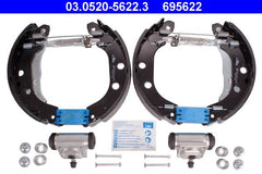 Bremsbackensatz Hinterachse für NISSAN RENAULT KUBISTAR Kasten KANGOO Rapid