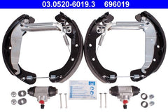 Bremsbackensatz Hinterachse für OPEL ASTRA G Caravan CC CLASSIC Stufenheck