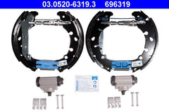 Bremsbackensatz Hinterachse für FORD MAZDA FIESTA IV V Van FUSION KA PUMA STREET