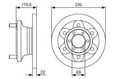 Bremsscheibe für FIAT IVECO