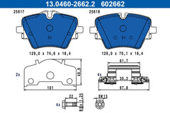 Bremsbelagsatz Scheibenbremse Vorderachse für BMW MINI 2 Active Tourer X1 X2