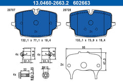 Bremsbelagsatz Scheibenbremse Vorderachse für BMW MINI X1 COOPER COUNTRYMAN