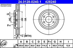 2x Bremsscheibe Vorderachse für NISSAN NAVARA NP300 PATHFINDER III