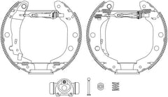 Bremsbackensatz Hinterachse für NISSAN RENAULT KUBISTAR Kasten KANGOO Rapid