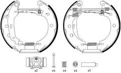 Bremsbackensatz Hinterachse für NISSAN RENAULT KUBISTAR Kasten KANGOO Rapid