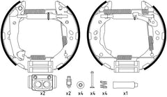 Bremsbackensatz Hinterachse für HYUNDAI ATOS