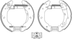 Bremsbackensatz Hinterachse für FORD TRANSIT Kasten Pritsche/Fahrgestell Bus