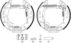 Bremsbackensatz Hinterachse für CITROËN C3 Pluriel