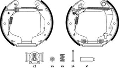 Bremsbackensatz Hinterachse für CHEVROLET DAEWOO AVEO / KALOS Stufenheck