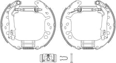 Bremsbackensatz Hinterachse für OPEL GERMAN E CARS ADAM CORSA D