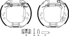 Bremsbackensatz Hinterachse für CITROËN FIAT PEUGEOT NEMO Großraumlimousine