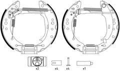 Bremsbackensatz Hinterachse für MITSUBISHI SMART COLT VI FORFOUR
