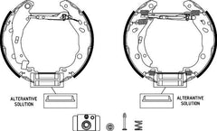 Bremsbackensatz Hinterachse für CITROËN PEUGEOT C3 II C4 CACTUS C-ELYSEE