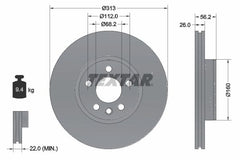 2x Bremsscheibe Vorderachse für FORD SEAT VW GALAXY I MK VAN ALHAMBRA