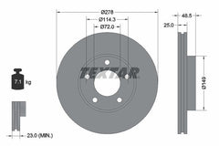 2x Bremsscheibe Vorderachse für MAZDA 3 Stufenheck 5