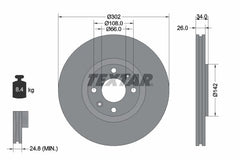 2x Bremsscheibe Vorderachse für ALFA ROMEO CITROËN FIAT OPEL PEUGEOT JEEP DS