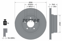2x Bremsscheibe Hinterachse für BMW X5