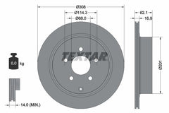 2x Bremsscheibe Hinterachse für NISSAN INFINITI ELGRAND MURANO I II PATHFINDER