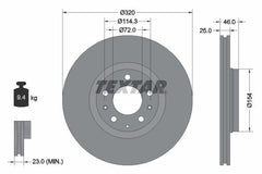 2x Bremsscheibe Vorderachse für MAZDA 6 Station Wagon Stufenheck Hatchback