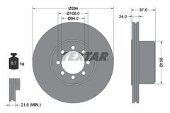 2x Bremsscheibe Hinterachse für IVECO DAILY IV Kasten Pritsche/Fahrgestell V VI