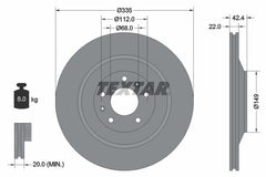2x Bremsscheibe Hinterachse für AUDI VW BENTLEY A8 D3 PHAETON CONTINENTAL