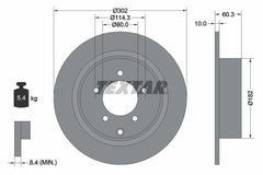 2x Bremsscheibe Hinterachse für CHRYSLER DODGE LANCIA MITSUBISHI PEUGEOT JEEP