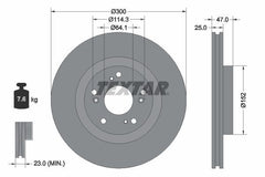 2x Bremsscheibe Vorderachse für HONDA CR-V II