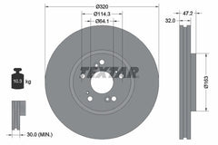 2x Bremsscheibe Vorderachse für HONDA ACCORD VIII Tourer