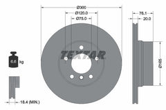 2x Bremsscheibe Hinterachse für BMW 1 Coupe Cabriolet