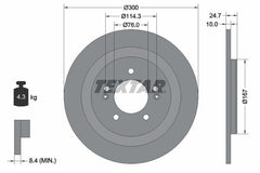 2x Bremsscheibe Hinterachse für HYUNDAI i40 I CW