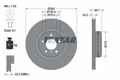 2x Bremsscheibe Hinterachse für BMW 1 2 Coupe Cabriolet 3 Touring 4 Gran