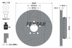 2x Bremsscheibe Hinterachse für BMW 3 Gran Turismo Touring 4 Coupe Cabriolet Van