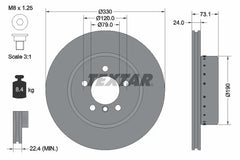 2x Bremsscheibe Vorderachse für BMW Z4 Roadster