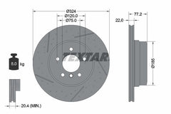 2x Bremsscheibe Hinterachse für BMW 1 Coupe Cabriolet